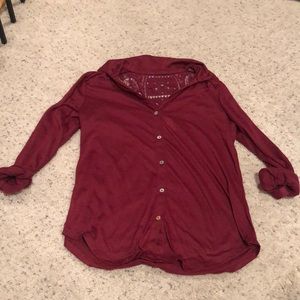 Cute maroon blouse